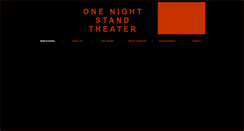 Desktop Screenshot of onenightstandtheater.org