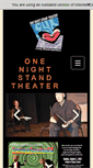 Mobile Screenshot of onenightstandtheater.org
